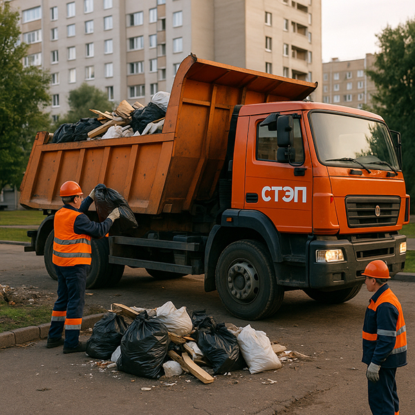 Вывоз мусора в Минске — строительного и бытового