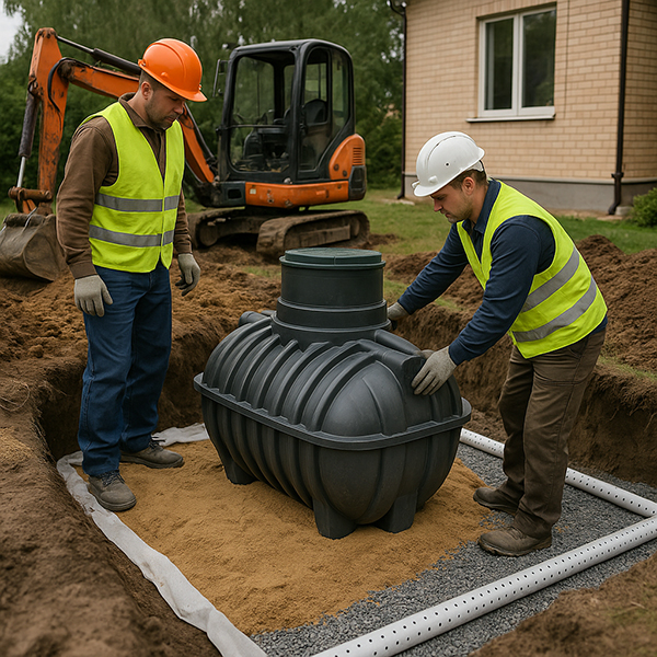 Установка септиков под ключ в Минске — проект, монтаж, гарантия