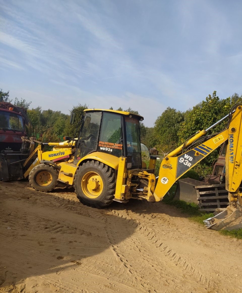 Вилочный погрузчик-экскаватор в аренду